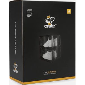 CREP PROTECT CRATES 2.0 -THE ULTIMATE STORAGE BOX -Voor al je sneakers-2 stapelbare boxen