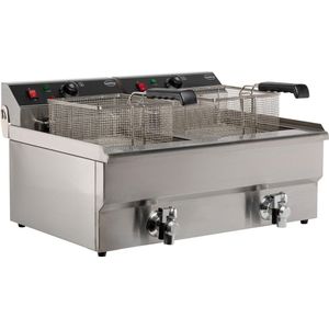 Professionele Horeca Tafelfriteuse 2x10L. - Elektrisch