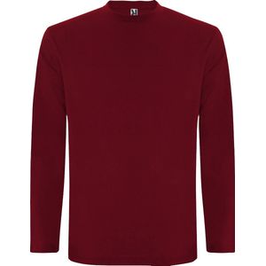 Donker Rood Effen t-shirt lange mouwen model Extreme merk Roly maat XL