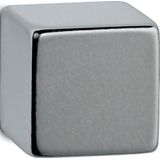 Maul Neodymium magneet (b x h x d) 20 x 20 x 20 mm dobbelsteen Zilver 1 stuk(s) 6169496