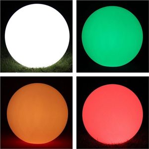 LED Bol verlichting 60 cm - ambiance sfeerverlichting LED Ball -16 kleuren RGB wit - oplaadbaar spatwaterdicht