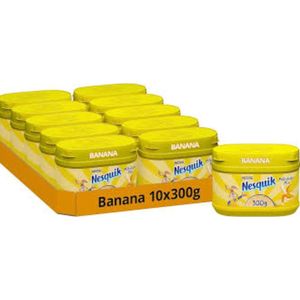 Nesquik Banana Milkshake Mix - (10 x 300g)