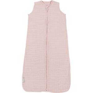 Meyco Baby Uni pre-washed hydrofiele slaapzak zomer - soft pink - 70cm