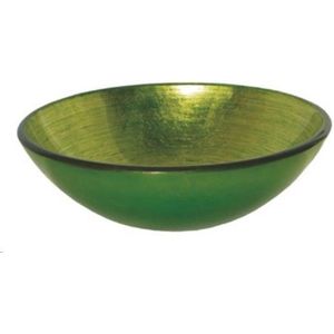 Modello waskom glas lavabo tre verde