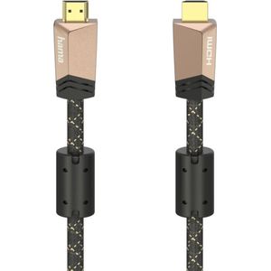 Hama Premium HDMI™-kabel Met Ethernet Conn. - Conn. Ferriet Metaal 3,0 M