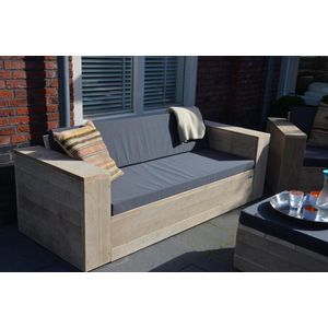 Sanderswoodworks Washington Loungebank Steigerhout - 220Lx80Dx70H cm