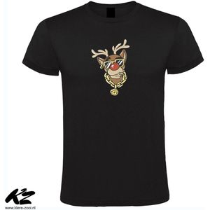 Klere-Zooi - Gangsta Reindeer - Unisex T-Shirt - L