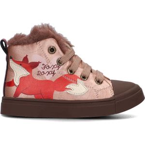 Shoesme Sh23w020 Hoge sneakers - Leren Sneaker - Meisjes - Roze - Maat 31