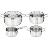 Tefal Virtuoso Pannenset 4-delig - Kookpan Ø 16/20/24 cm + steelpan Ø 16 cm
