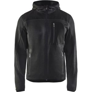 Blaklader Gebreid vest met softshell 4930-2117 - Donkergrijs/Zwart - XXS