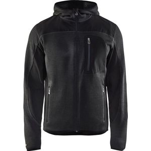 Blaklader Gebreid vest met softshell 4930-2117 - Donkergrijs/Zwart - XXS