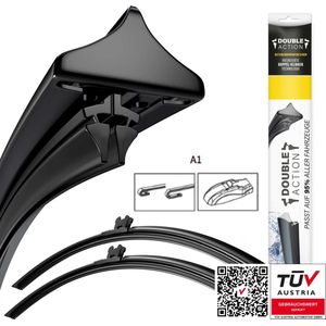DoubleAction Ruitenwissers | Nissan Navara, bj 05.2005 - 10.2015