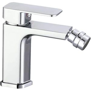 Vierkante Bidet Mengkraan - Voor luxe badkamer - Chroom
