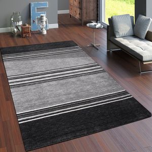 Paco Home Vloerkleed Woonkamer Laagpolig Patroon Berber Patroon Geometrisch Handgemaakt 120x170 cm