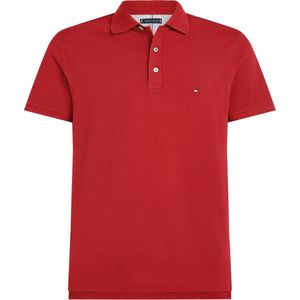 Tommy Hilfiger - Heren Polo SS 1985 Regular Polo - Rood - Maat XXL