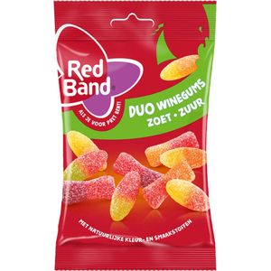 Red Band | Duo Winegums | Zoet Zuur | 12 x 120 gram