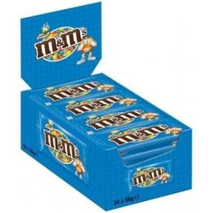 M&M'S Crispy melkchocolade uitdeelzakjes - 24 x 36 gram