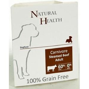 Natural Health Dog Steamed Carnivore Beef omdoos 7x395 gram
