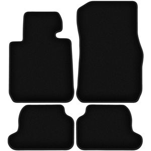 BASIC zwarte veloursmatten voor: BMW 2 F23 Cabrio (2014-2022)
