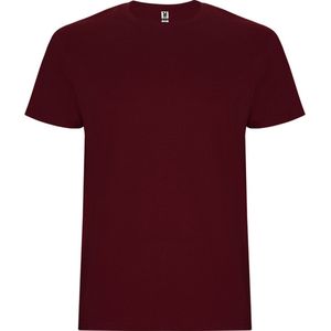 3 Pack T-shirt's unisex met korte mouwen 'Stafford' Granate Rood - 3XL
