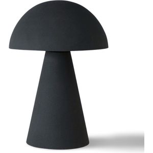 Paddenstoel Tafellamp Zwart Modern 45 cm