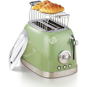 Equivera Broodrooster met Tostiklemmen - Broodrooster - Tosti Toaster - Tostiapparaat - Toaster