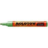 Molotow ONE4ALL 4mm Acryl Marker - Metallic Groen - Geschikt voor vele oppervlaktes zoals canvas, hout, steen, keramiek, plastic, glas, papier, leer...