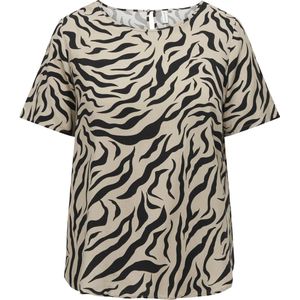 ONLY CARMAKOMA CARNOVA LIFE SS TOP Dames Top - Maat 50