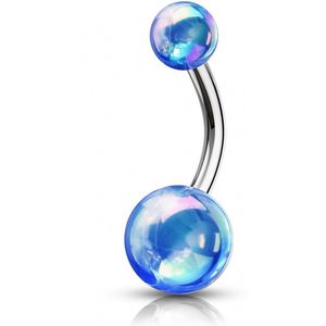 Piercing parel metalic blue