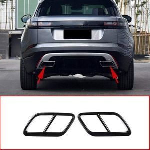 Geschikt voor Land Rover Range Rover Velar Black uitlaat trim tip decoratie lijsten Styling Sierstuk