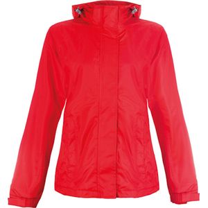 Women's 'Performance C+' Outdoorjas met afneembare capuchon Fire Red - 3XL