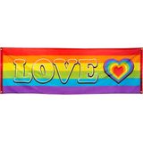 Boland - Polyester banner Regenboog 'LOVE' Multi - Regenboog - Regenboog