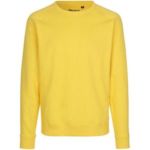 Fairtrade unisex sweater met ronde hals Yellow - XS