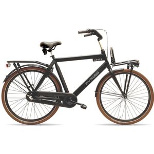 Avalon Style - Transportfiets Voor Heren - 28 Inch 61 cm - 3 Versnellingen - Zwart