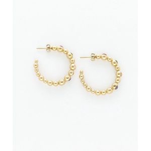 Notre-V Earring Stone Multi Sieraden Dames - Goudkleurig - Maat ONESIZE