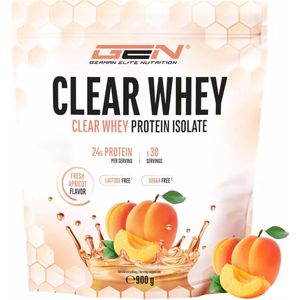 Clear Whey Isolaat - Eiwitshake - Proteïne Ranja - Abrikoos smaak - 30 Servings - 900 g - 24g proteïne per serving - Verfrissend proteïne shake