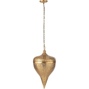 J-Line hanglamp Druppel - metaal - goud - large