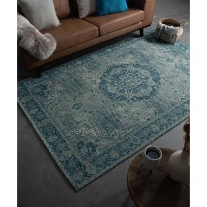 Vintage vloerkleed Traditions - grijs/blauw 160x240 cm