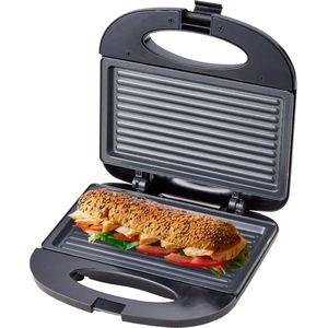 COOK-IT Tosti IJzer - Compact Grill Apparaat - Sandwich Maker - Anti Aanbaklaag - Croque Monsieur Toetstel