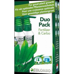Colombo flora grow en carbo duo pack voeding en co2 voor waterplanten