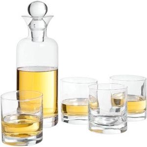 Cosy&Trendy Whiskeyset - Karaf met 4 glazen