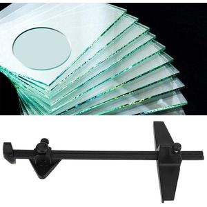 Ring Glass Cutter - Handbediend Gereedschap voor Wetenschappelijk Glas snijden - Draagbaar Werkstation voor Industriële Leveringen - Geometrische Vormen