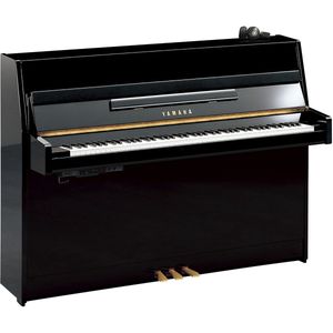 Yamaha B1 SC3 PE, 109cm schw. pol., Messing-Beschläge - Hybride piano
