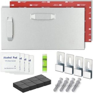 Zelfklevende Fotohaken - 2 Stuks, Zonder Boren, Voor Zware Voorwerpen Tot 8 kg