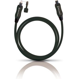 Oehlbach Toslink Optische audio aansluitkabel [1x Toslink-stekker (ODT) - 1x Toslink-stekker (ODT)] 3 meter Zwart OPTO S