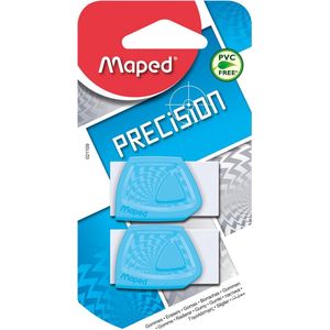 Maped gum Precision blister met 2 stuks