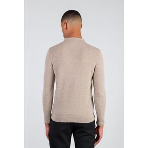 Loop.a Life | CASUAL SOFT POLO SWEATER MEN | Light Brown