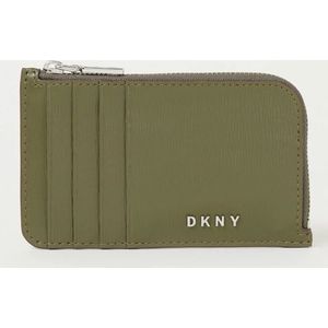 DKNY Bryant pasjeshouder van leer - Groen - One size