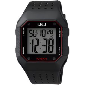 Q&Q - Digitale Horloge - Zwart - Kunststof