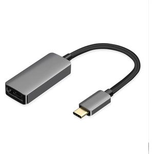 Qost - USB C Naar Displayport Adapter - 8K 120Hz - Type USB C 3.1 Naar Displayport - Compatible Met Apple Macbook - Chromebook